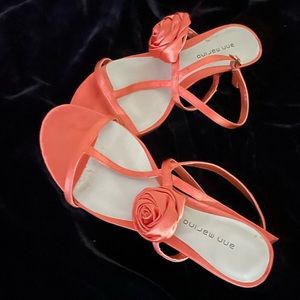 open lace back dress Piccadilly 114044-21 Coral Women's Dress Shoes main image 1